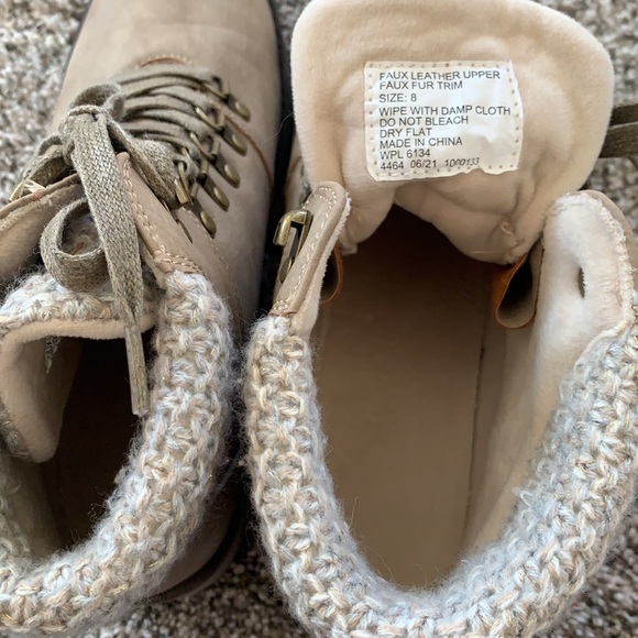 Lukees by Muk Luks Women Hiker Boots STONE - Picture 8 of 8